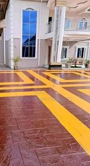 Grand Stamped Concrete Flooring