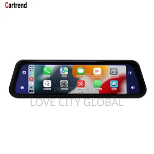 Photo - 10" Car Dvr Carplay Wifi Gps Dual Len Touchscreen Dashcam.