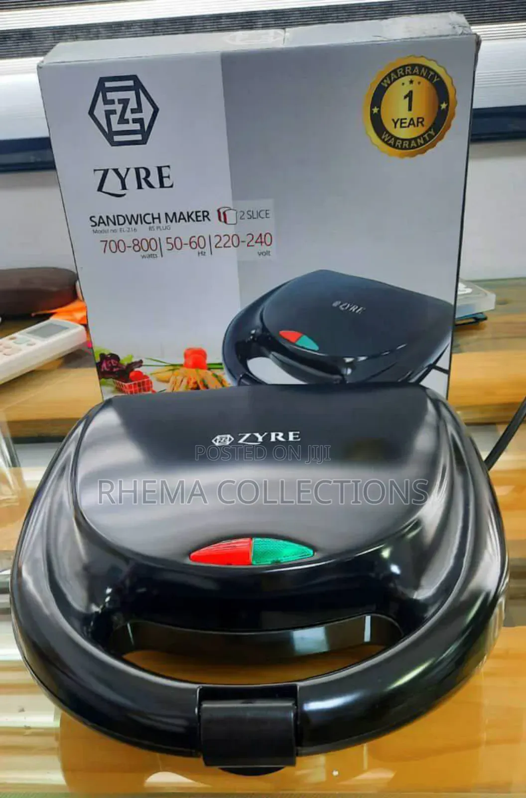 2slice Toaster/Sandwich Maker