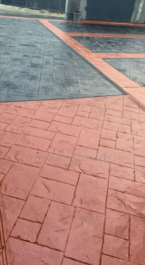 Seamless Stamped Concrete Flooring