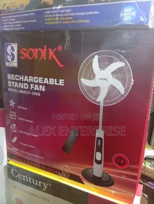 Photo - Sonik Rechargeable Fan