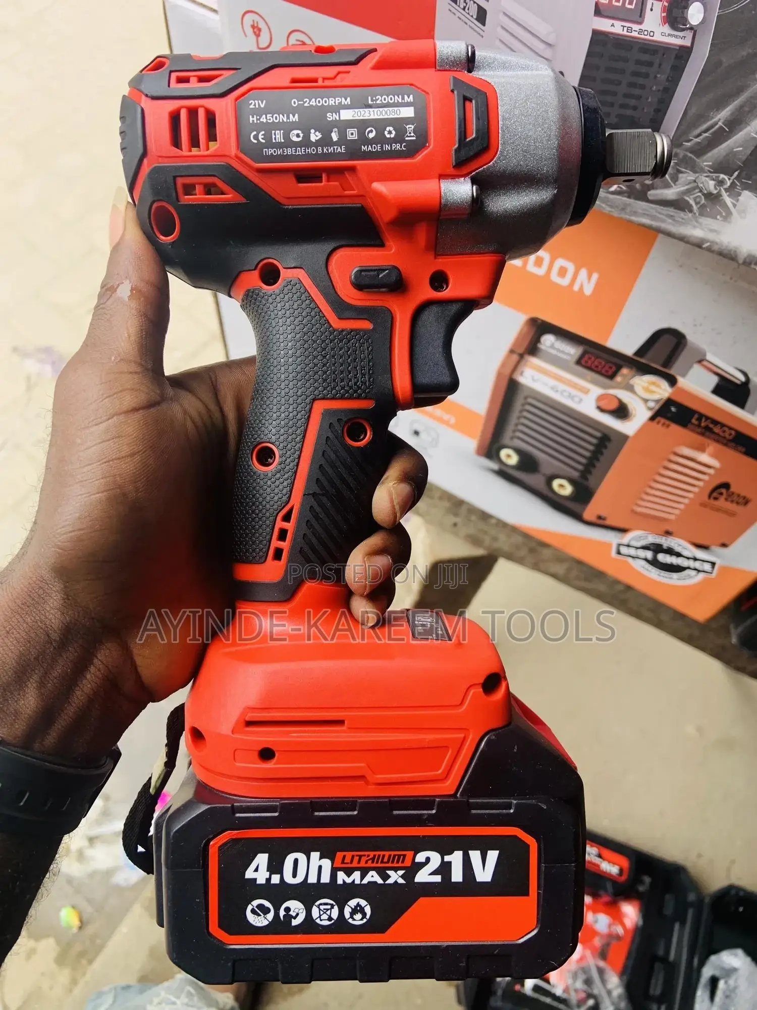 Cordless Impact Wrench Machine 21v