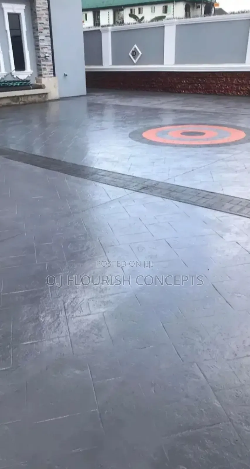 Fitting Stamped Concrete Flooring