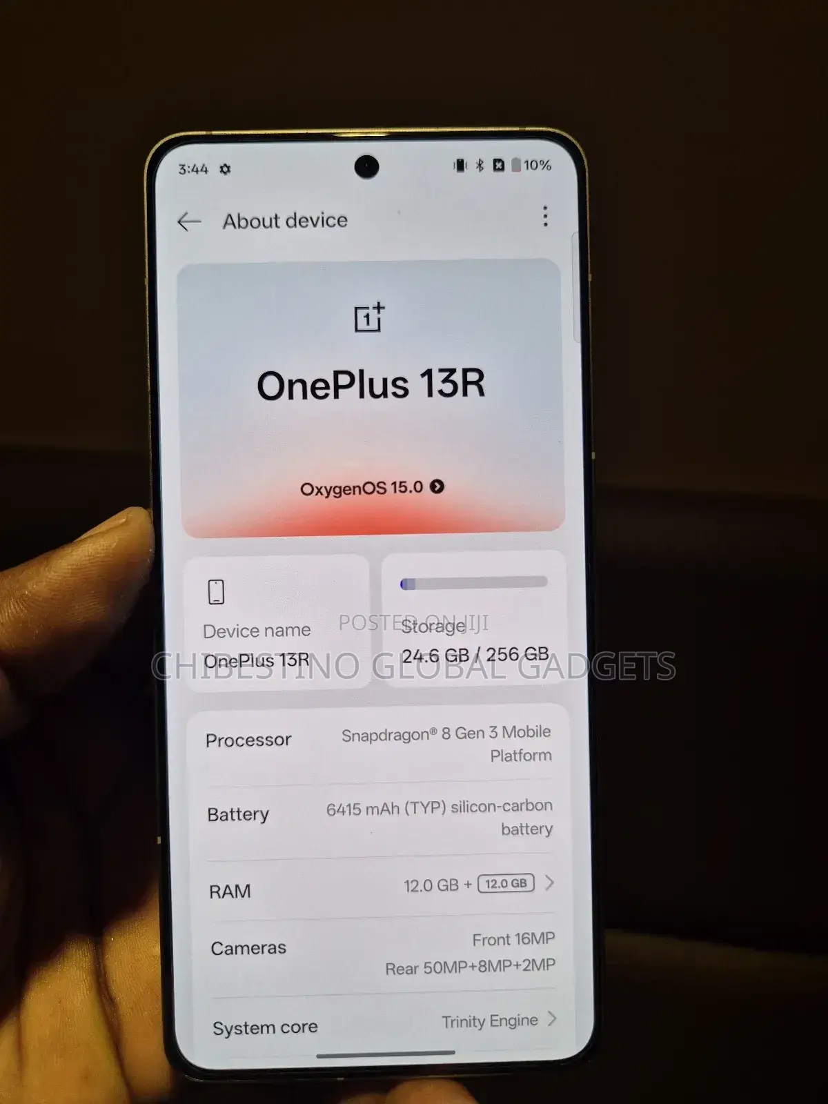 New OnePlus 13R 256 GB Black