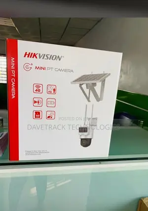 Hikvision Solar Powered Dual Security Pt Camera Setup - 2mp