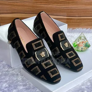 Exclusive Versace Black Luxury Shoe