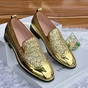 Exclusive Versace Golden Colour Luxury Shoe