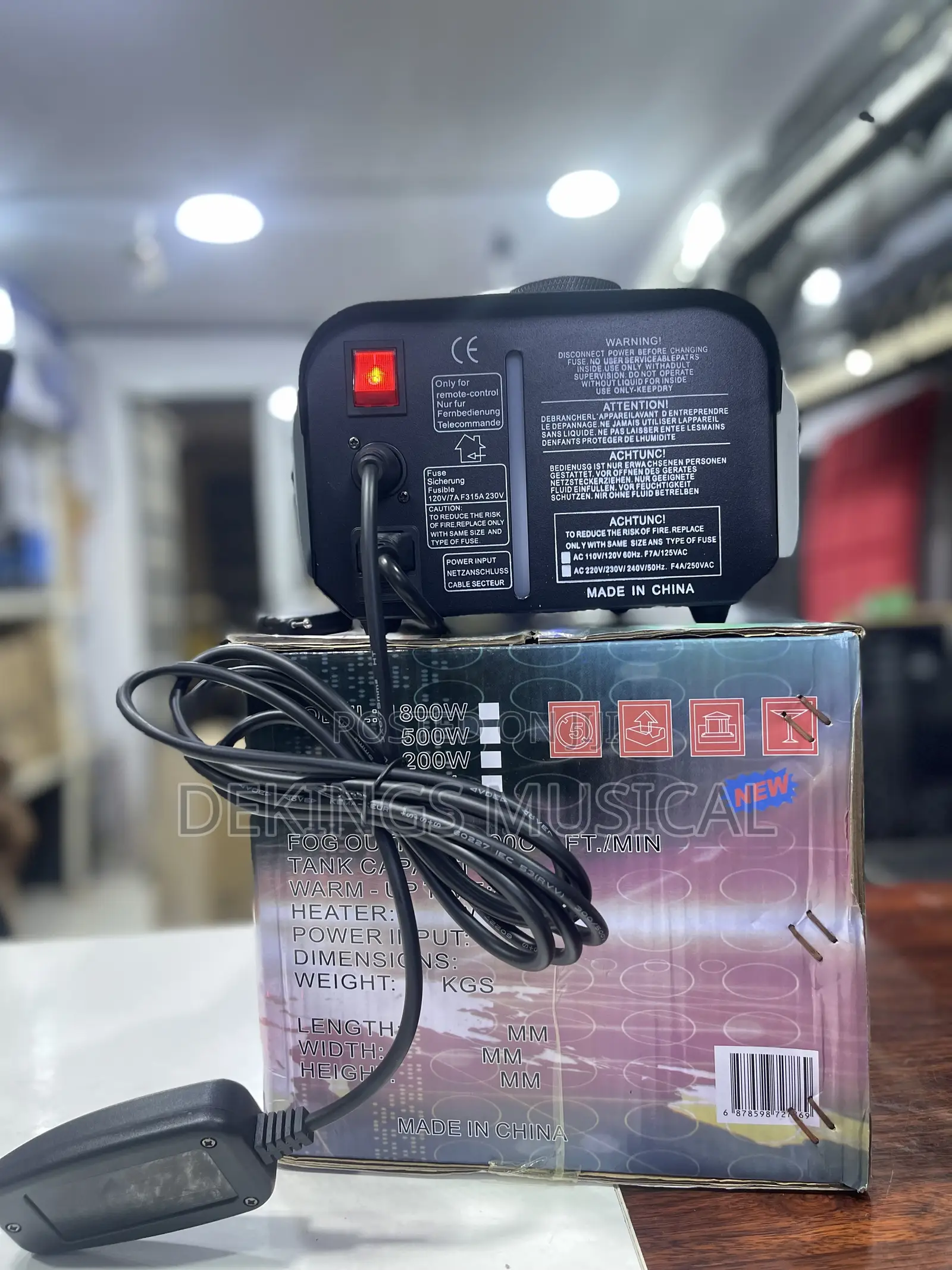 Smoke Fog Machine 900 Watts Wireless