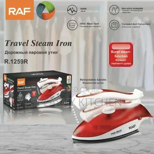 Photo - Raf Steam Iron Mini Portable Travel Iron - R.1259-800w