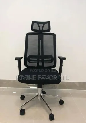 Swivel Office Chair With Headrest