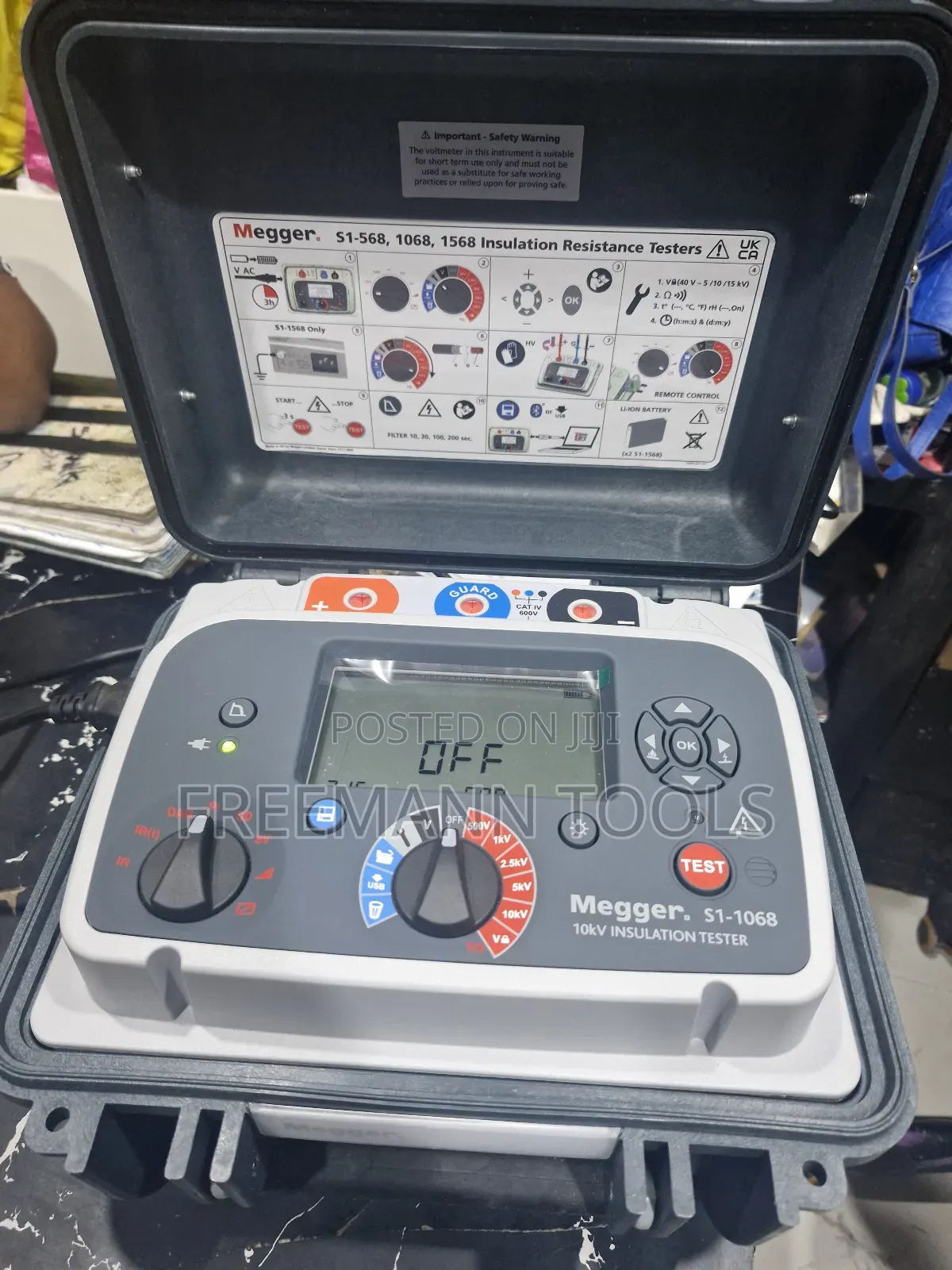 Megger S1-1068 10kv Insulation Resistance Tester