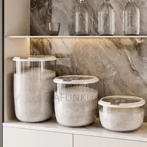 30kg Thick Acrylic Rice Container