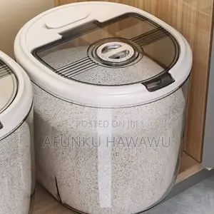 20kg Thick Acrylic Transparent Rice Container