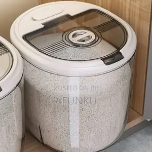 20kg Thick Acrylic Transparent Rice Container