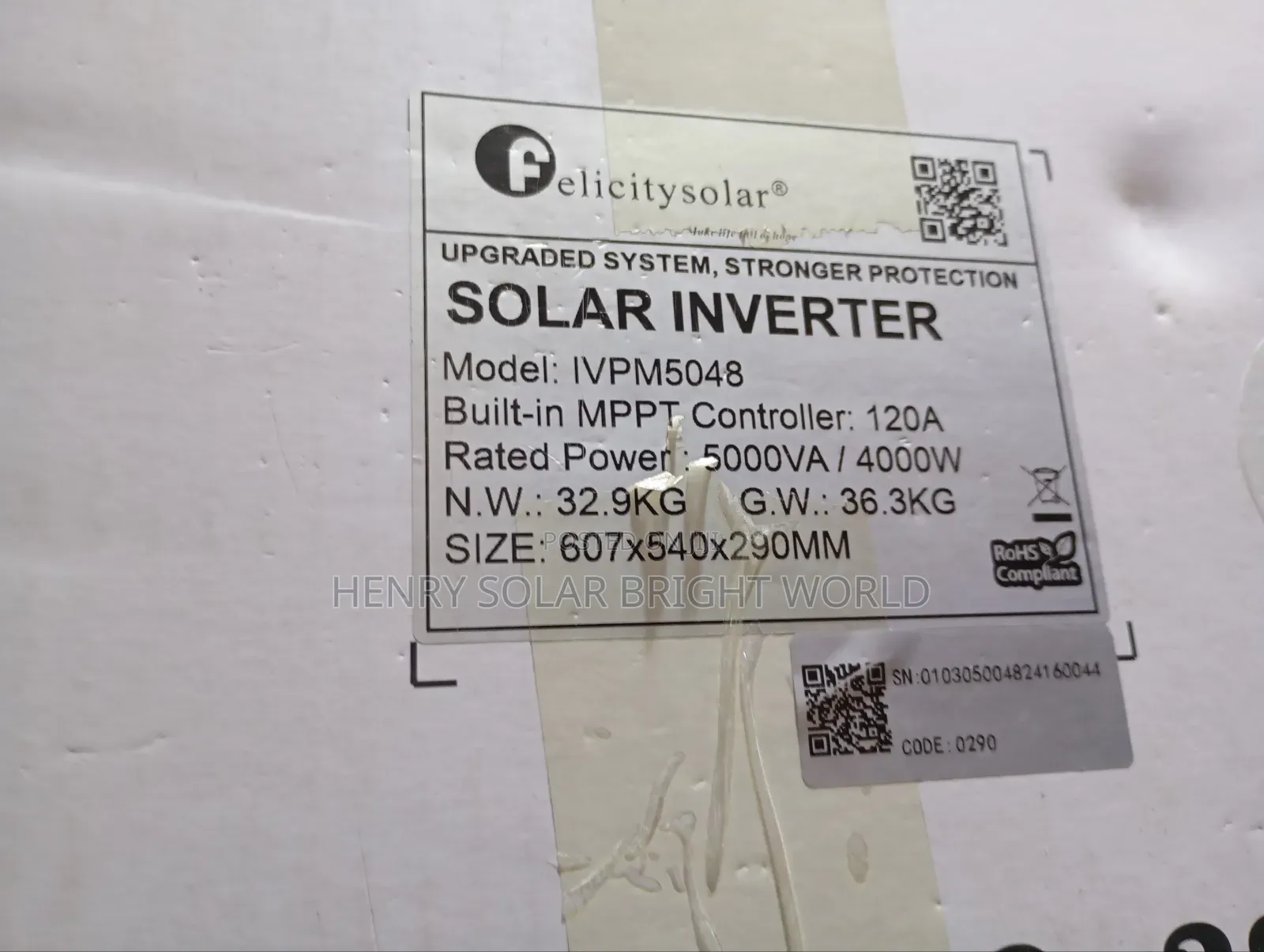 Felicity 5kva 48v Transformer Based Hibrid