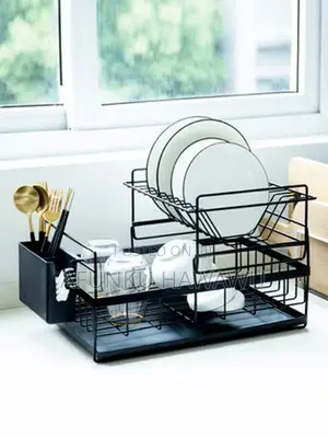 Dish Rack and Drainboard Set