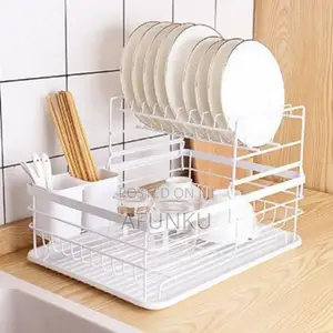 Dish Rack and Drainboard Set