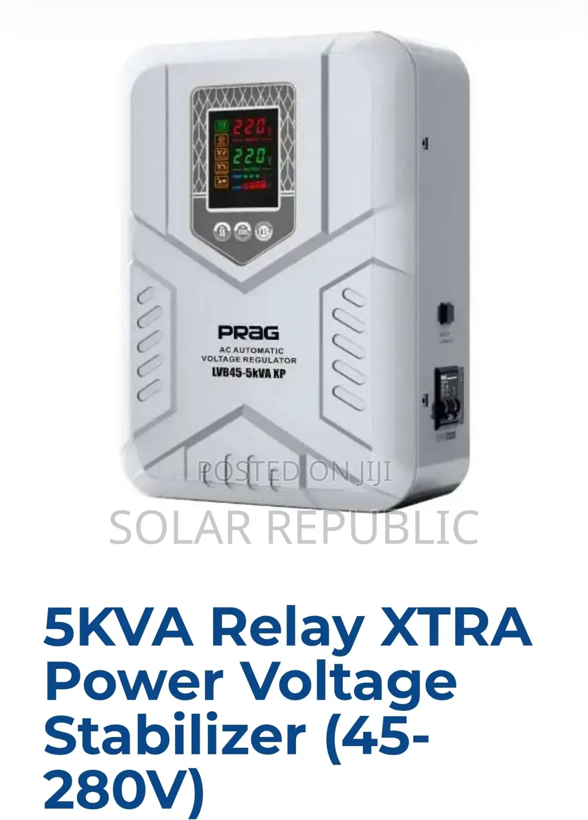 Prag Stabilizer 5kva 45v