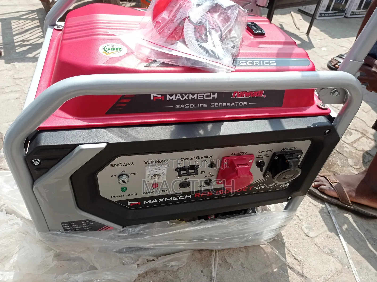15kva Maxmech 3phse Generator.