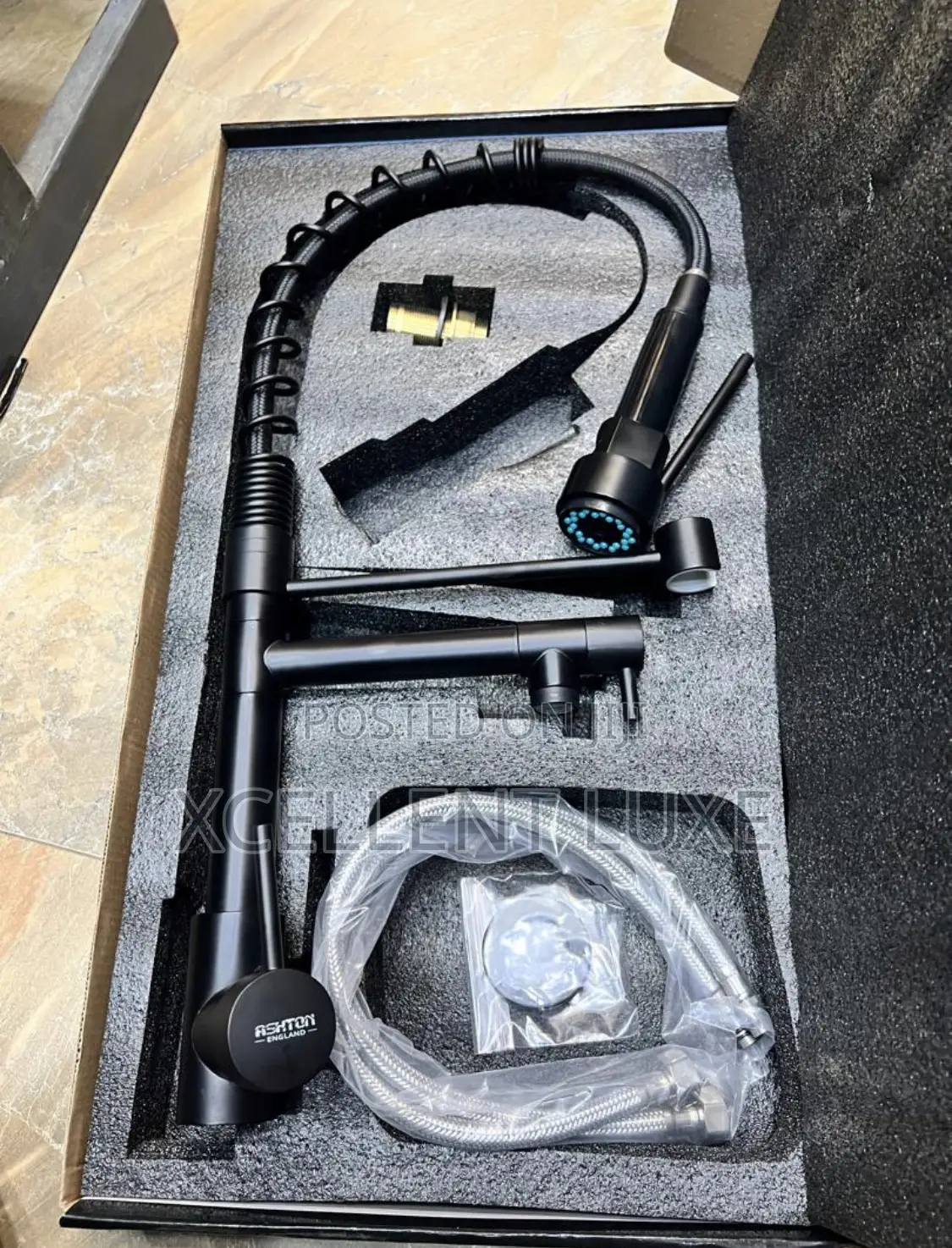 Kitchen Sink Spring Mixer With Double Tap