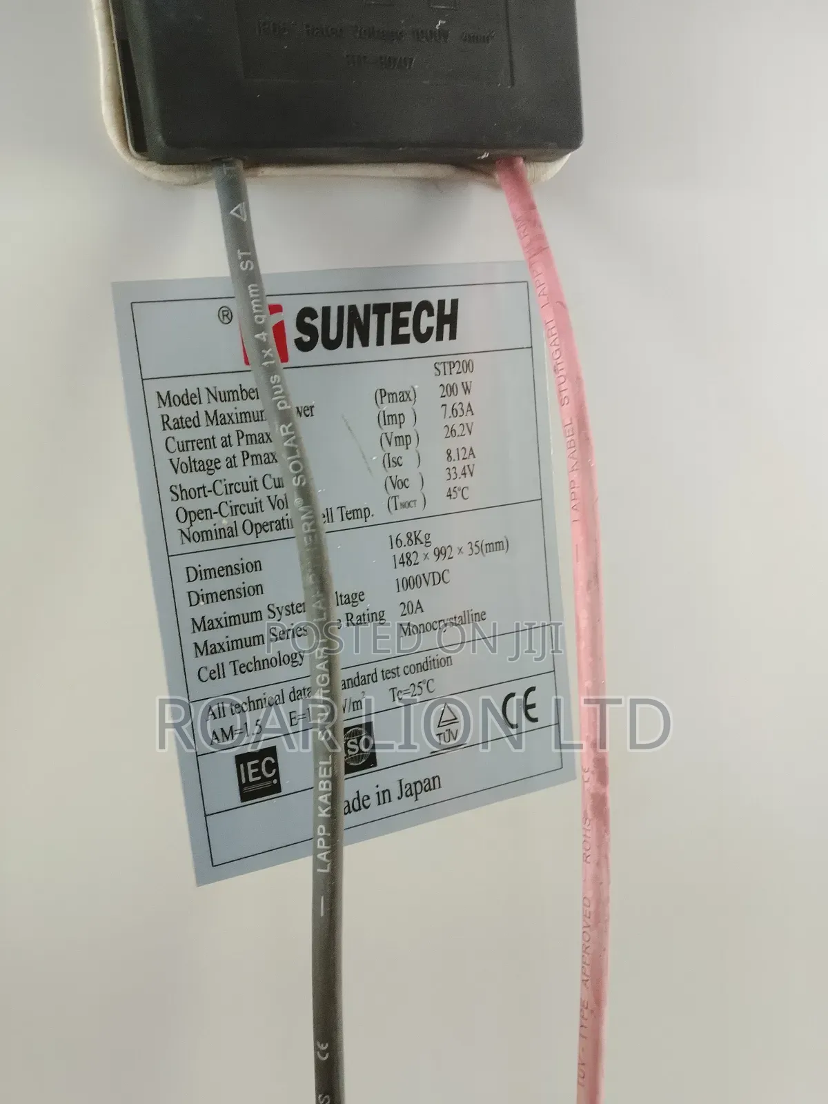 200w Suntech Solar Panels 72cells