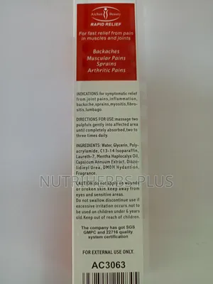 Get Rapid Relief Cream for Body Pain and Joint Pain