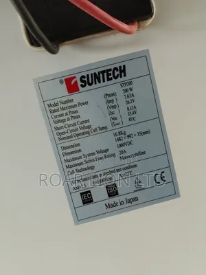 200w Suntech Solar Panels