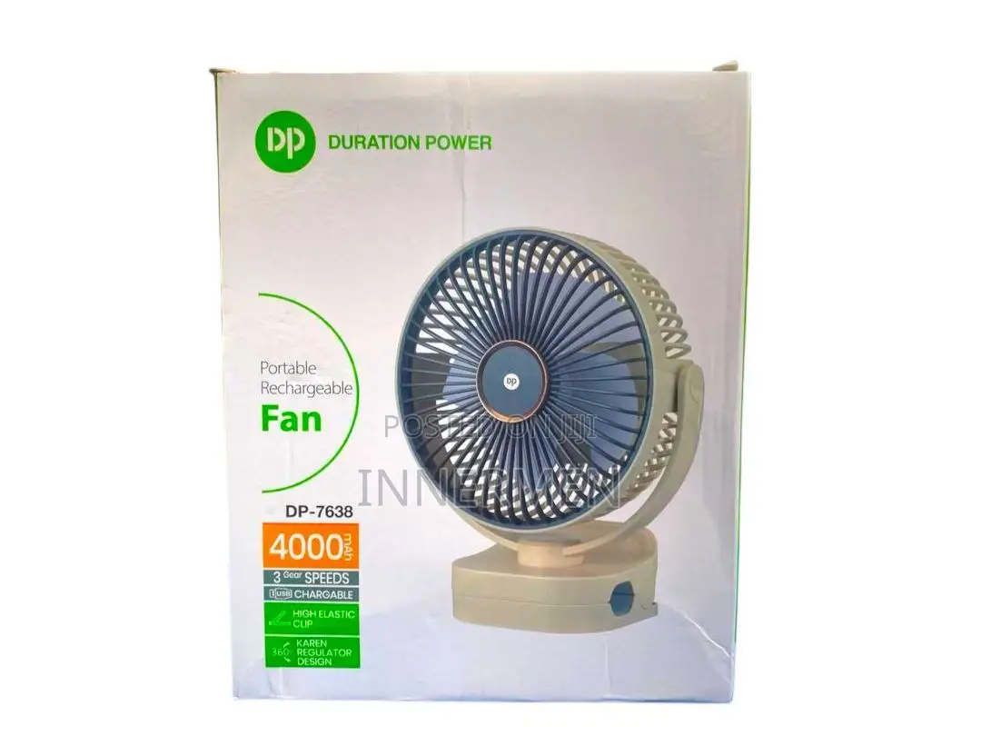 Dp Portable Rechargeable Fan