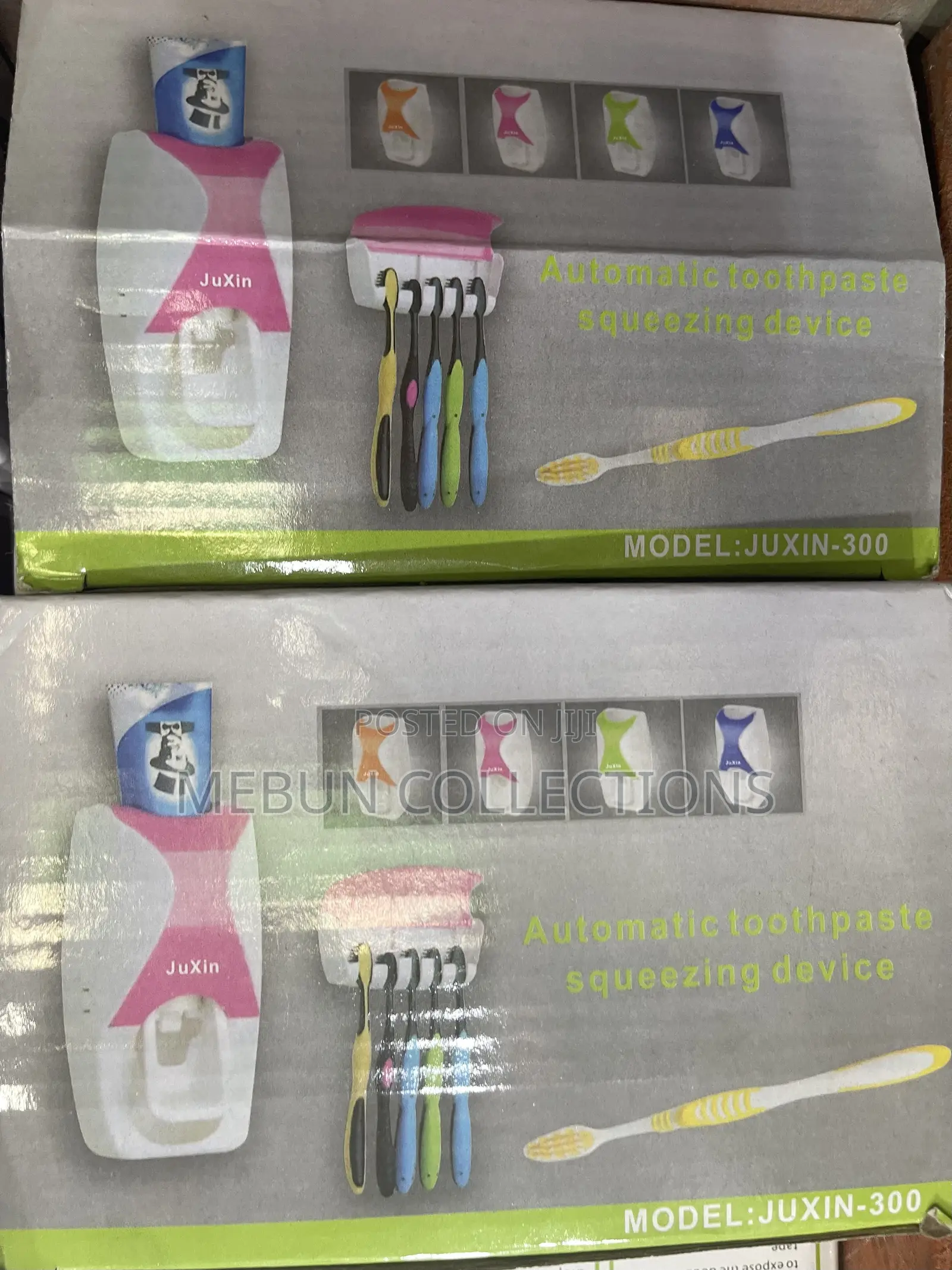 Toothpaste Dispenser With Toothbrush Holder