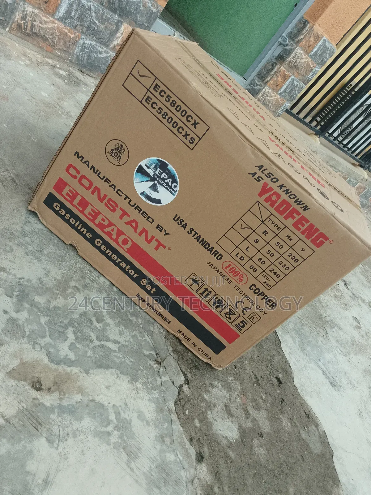 Dependable Power– Elepaq Ec5800cx Manual Generator + Copper