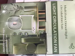 Rechargeable Circular Fan With Light