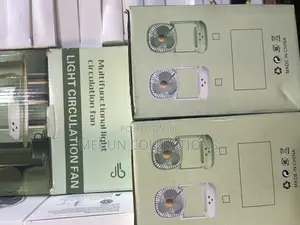 Rechargeable Circular Fan With Light