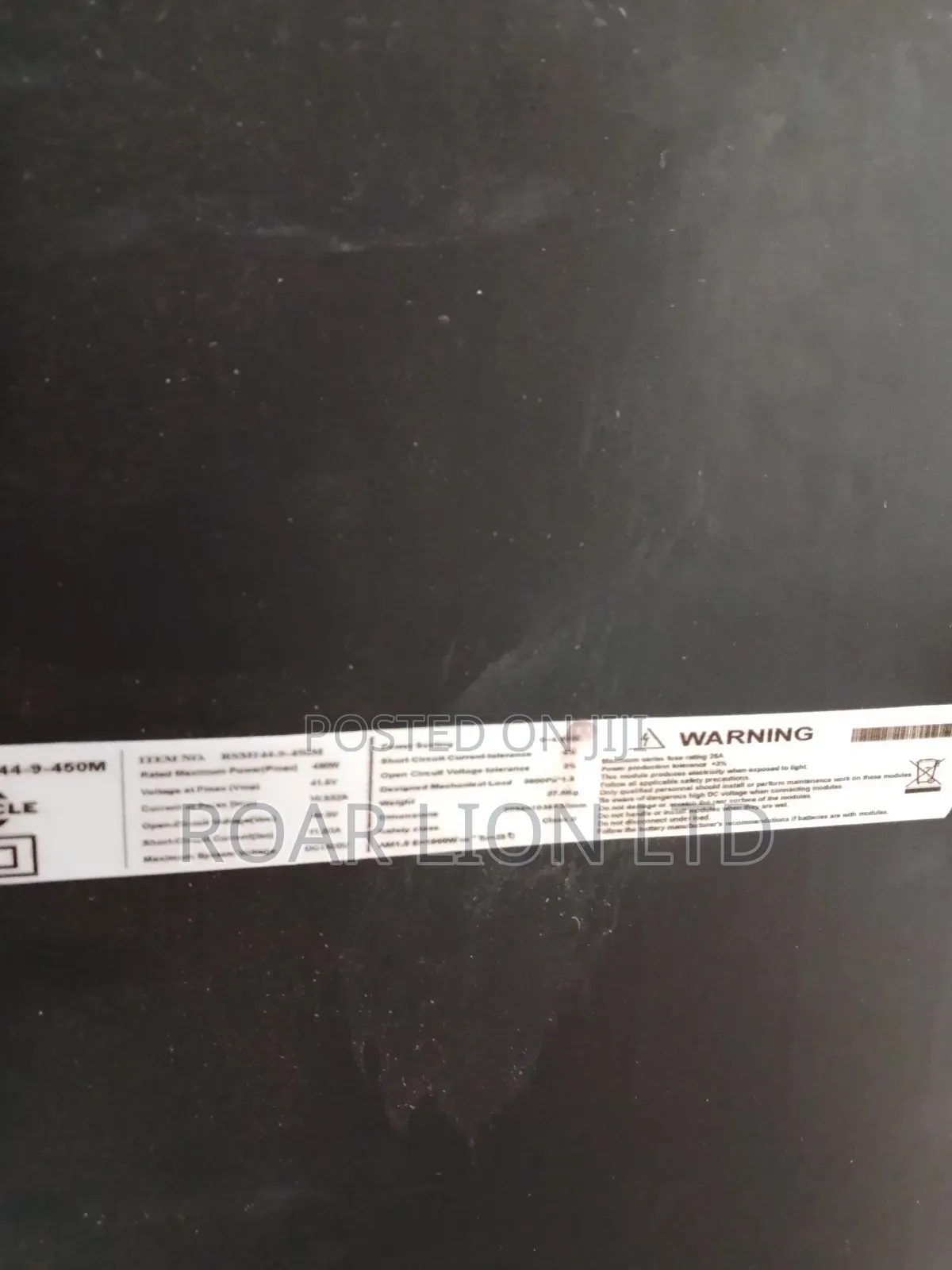 450w Ja Solar Panels 120cells
