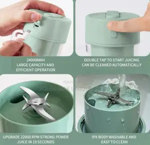 Rechargeable Mini Fruit Crusher for Shakes and Smoothies