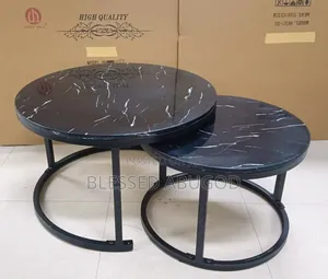 Executive 2in 1 Center Table Marble