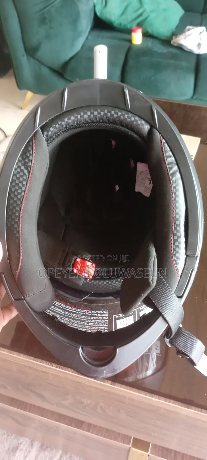 A Qc Passed Black Modular Protective Helmet
