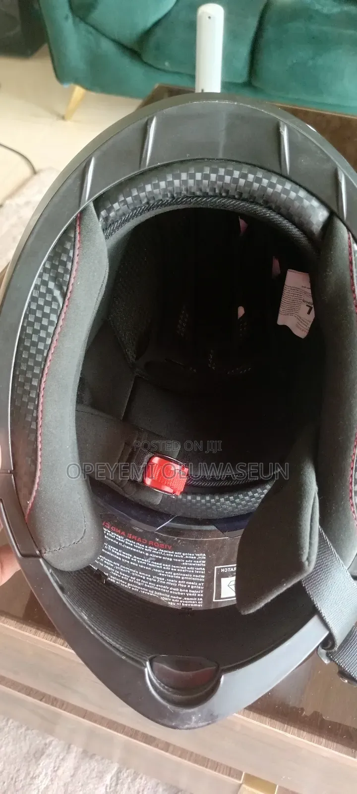 A Qc Passed Black Modular Protective Helmet