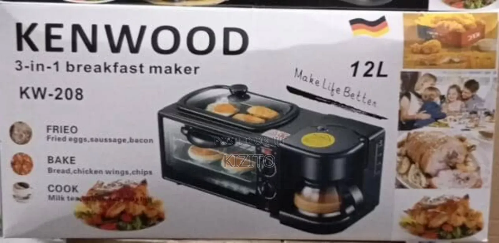 Kenwood 3 in 1 Breakfast Maker
