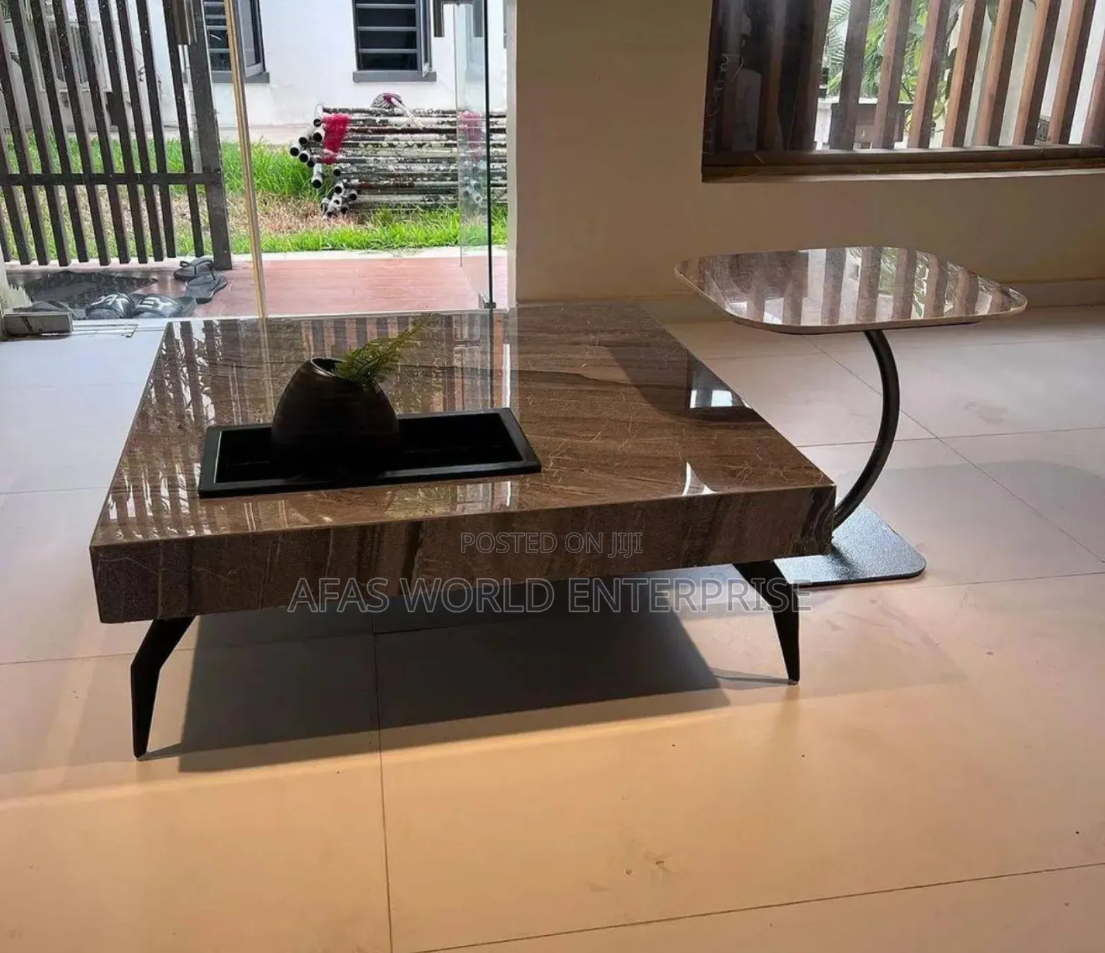 Big Man Center Table and Side Stool