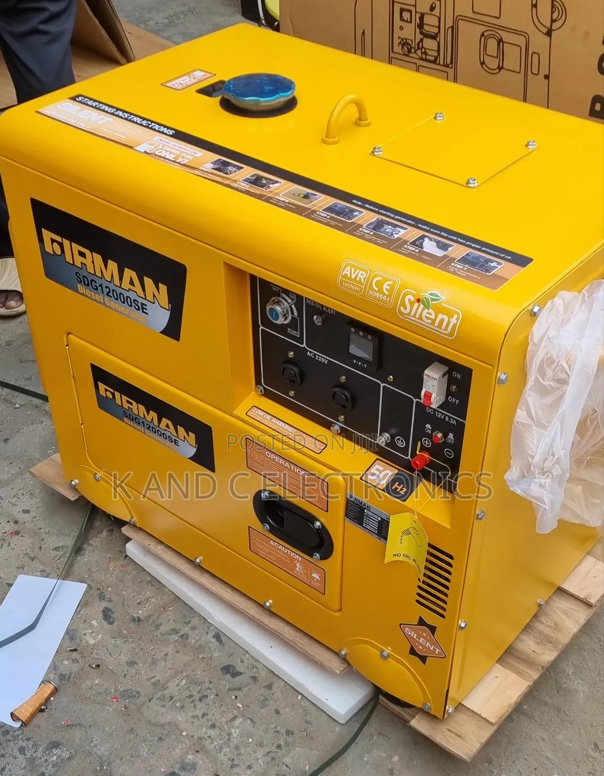 Firman 10kva Soundproof Diesel Generator 100%Copper