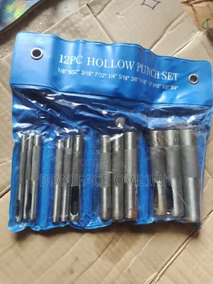 Hollow Punch Set ( 1⁄8" To 3⁄4" )
