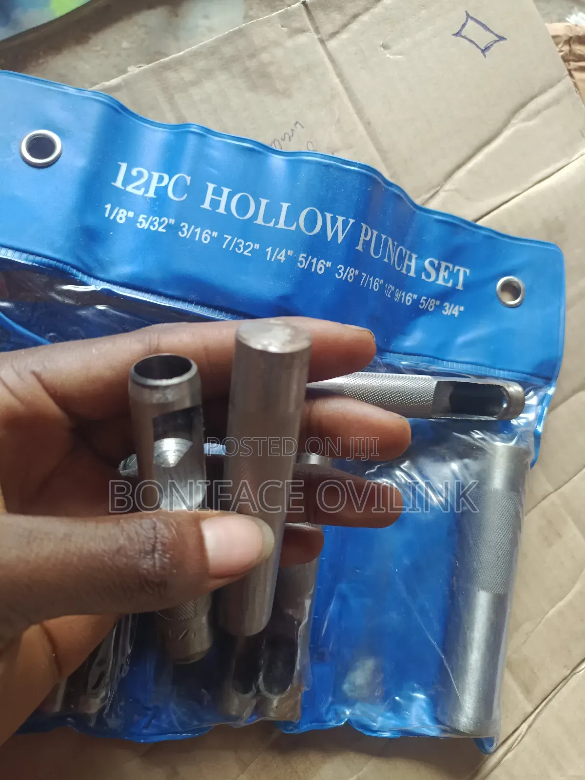 Hollow Punch Set ( 1⁄8" To 3⁄4" )