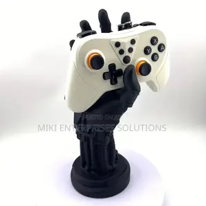 A Uniquely Designed Statue of a Cyberpunk Mechanical Arm
