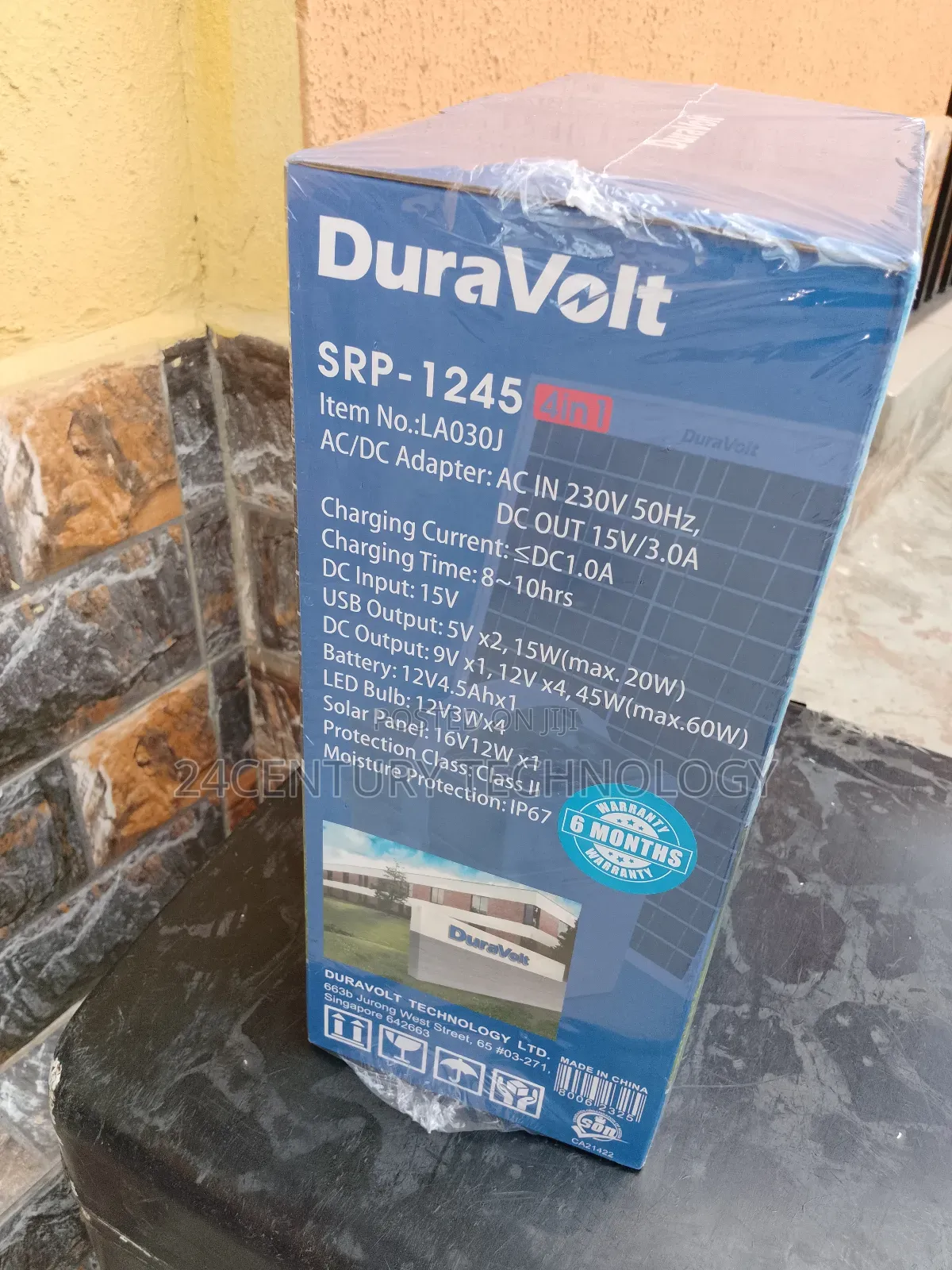 Duravolt SRP-1245 – Sun-Powered Solution