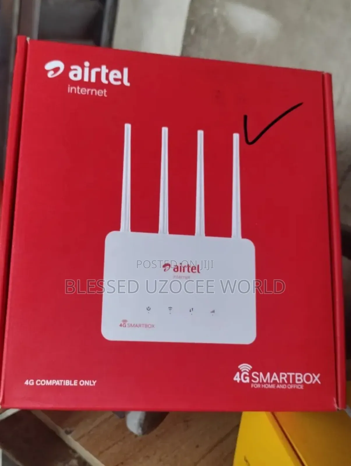 4g Lte Universal Sim Airtel Smartbox M30 Router + Battery