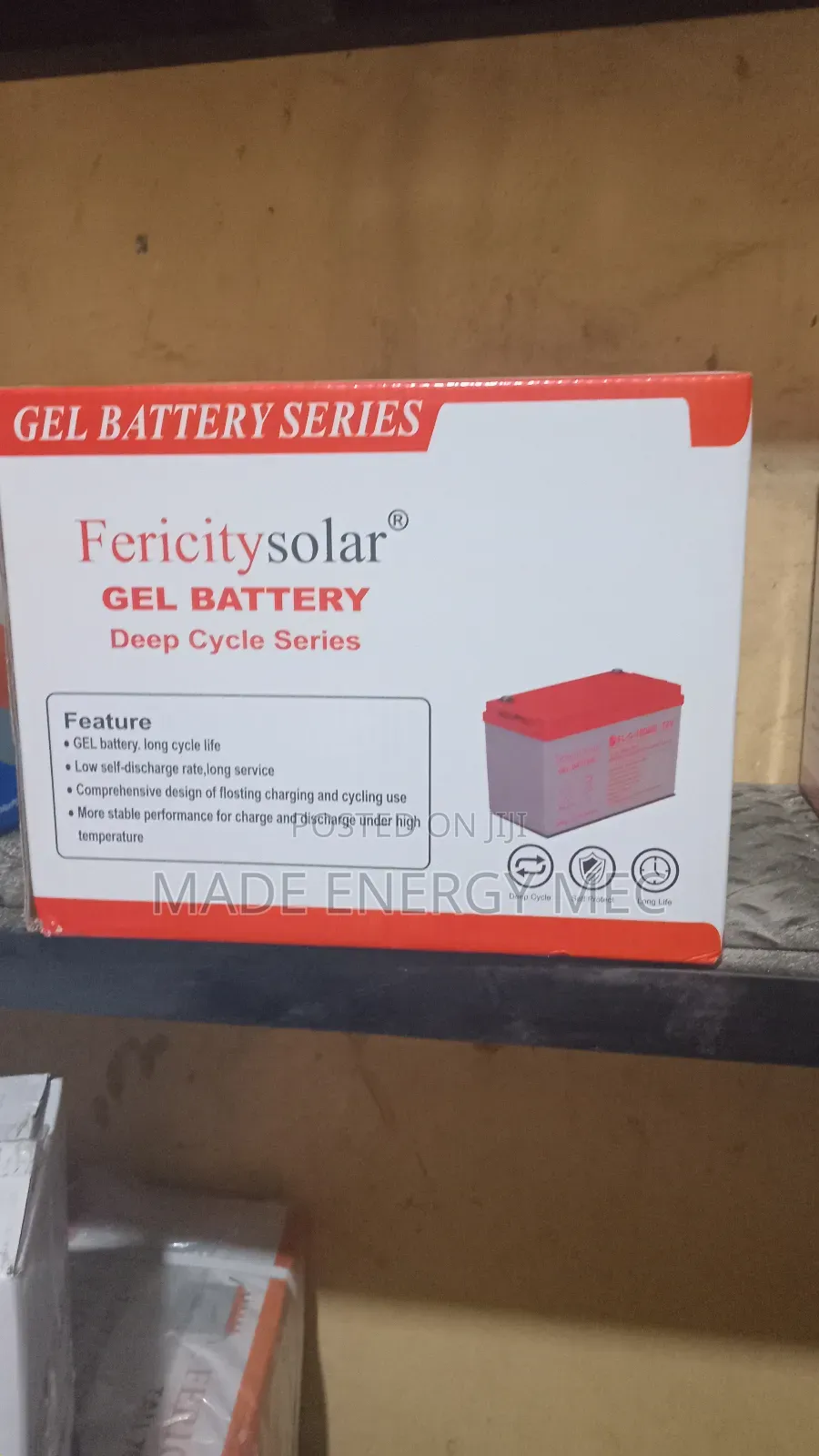 Fericity Gel Battery 100ah