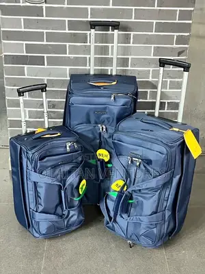 Set of 3 Fabric Leaves King Luggage