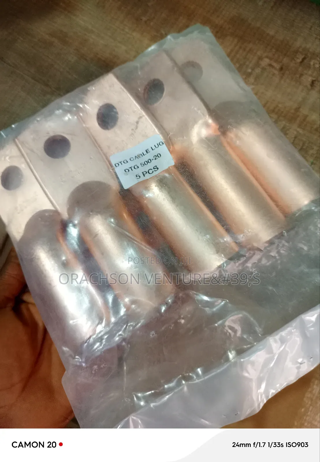 500mm Copper Cable Lugs
