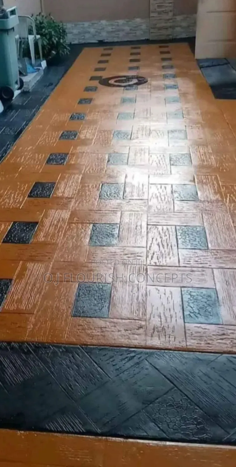 Bosting Stamped Concrete Flooring