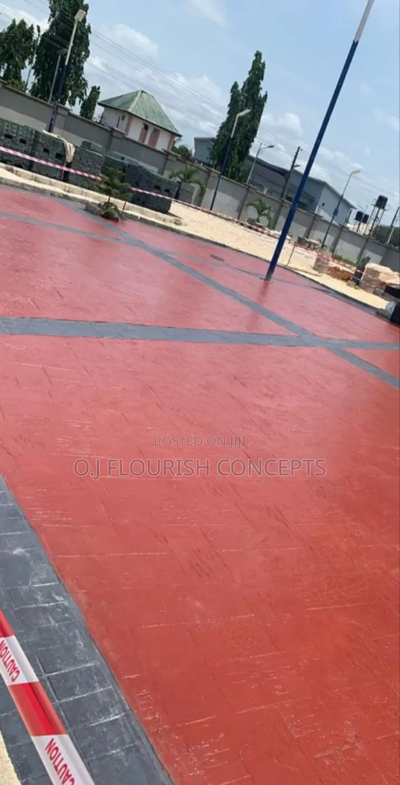 Striking Stamped Concrete Flooring